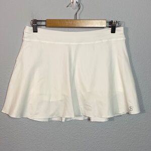 Sofibella All White Tennis Skirt